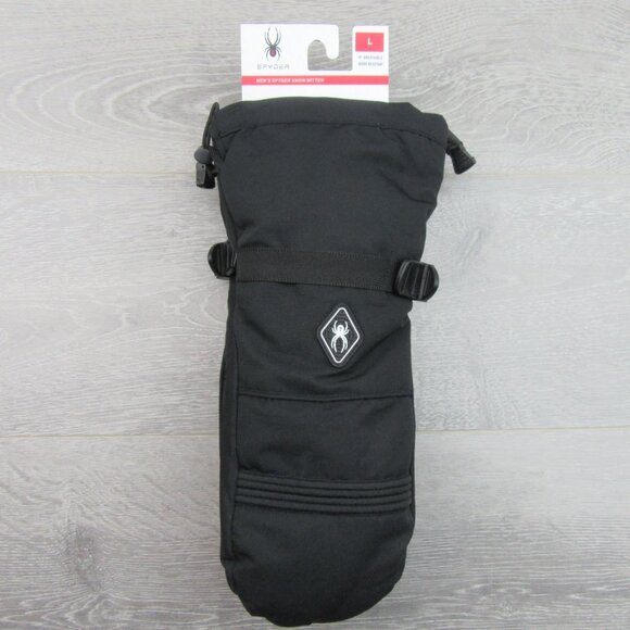 Spyder Insulated Ski Snow Water Resistant Mitten Gloves Mens Size Large NEW - Picture 2 of 15
